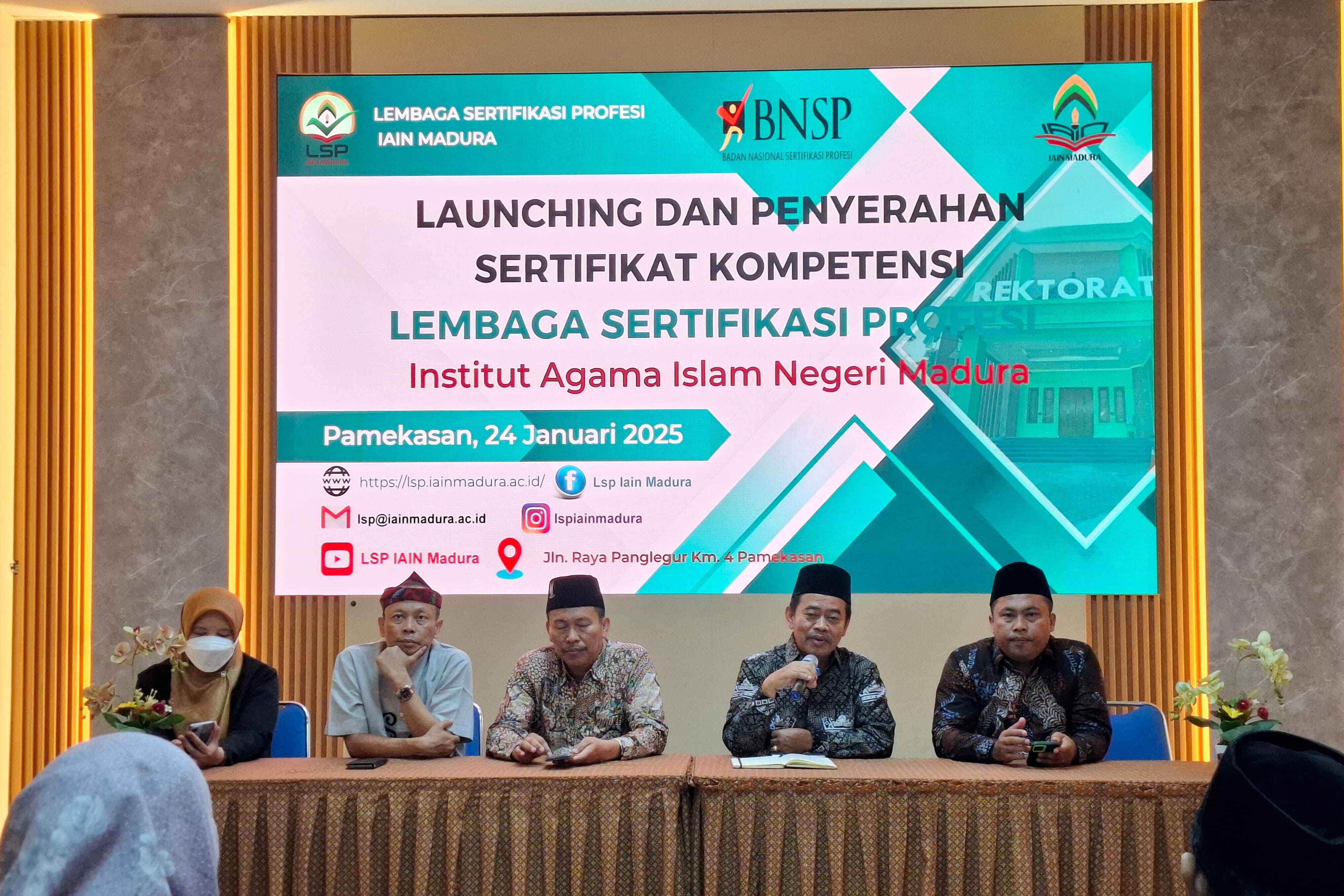 69 Mahasiswa IAIN Madura Terima Sertifikat Kompetensi dari LSP