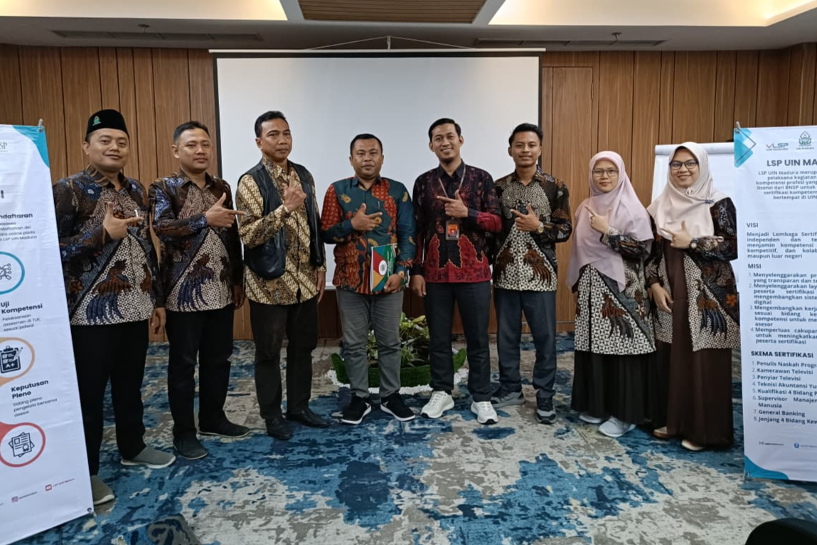 BNSP Melakukan Full Assessment Perubahan Nama LSP UIN Madura di Aston Hotel Surabaya